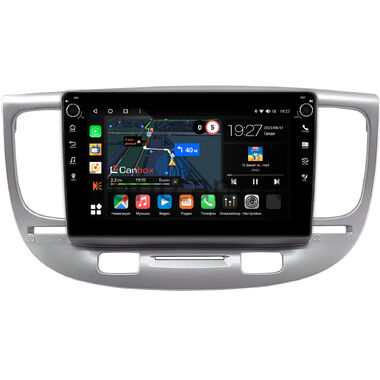 Kia Rio 2 2005-2011 (серебренная) Canbox M-Line 7801-9-0706 на Android 10 (4G-SIM, 2/32, DSP, IPS) С крутилками