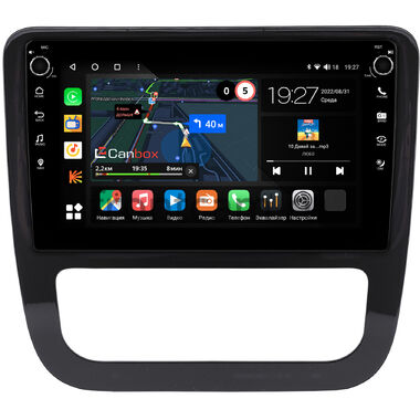 Volkswagen Scirocco 2008-2014 (глянцевая) Canbox M-Line 7801-9-3213 на Android 10 (4G-SIM, 2/32, DSP, IPS) С крутилками