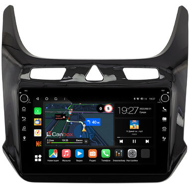 Chevrolet Cobalt 2 2011-2024 (черный глянец) Canbox M-Line 7801-9-408 на Android 10 (4G-SIM, 2/32, DSP, IPS) С крутилками