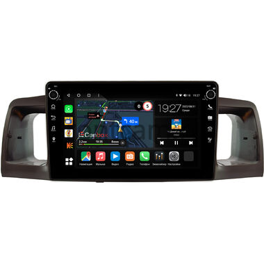 Toyota Allex, Corolla (E120) 2000-2007 (коричневая) Canbox M-Line 7801-9074 на Android 10 (4G-SIM, 2/32, DSP, IPS) С крутилками