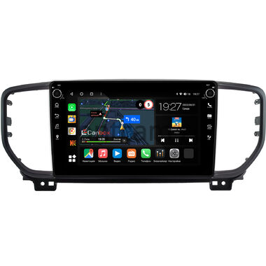 Kia Sportage 4 2018-2022 Canbox M-Line 7801-9-0639 на Android 10 (4G-SIM, 2/32, DSP, IPS) С крутилками (для авто без камеры, черная)