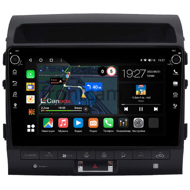 Toyota Land Cruiser 200 2013-2015 (Тип A, canbus LZ) Canbox M-Line 7805-10-2572 на Android 10 (4G-SIM, 2/32, DSP, QLed) С крутилками