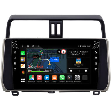 Toyota Land Cruiser Prado 150 (2017-2024) Canbox M-Line 7805-1038 на Android 10 (4G-SIM, 2/32, DSP, QLed) С крутилками (для авто без 4 камер)