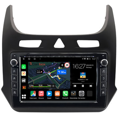 Chevrolet Cobalt 2 (2011-2024) (черная, матовая) Canbox M-Line 7821-9-0560 на Android 10 (4G-SIM, 2/32, DSP, IPS) С крутилками