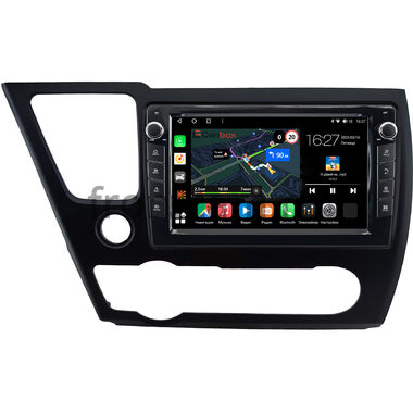 Honda Civic 9 4D 2013-2017 (матовая, левый руль, седан) Canbox M-Line 7821-9-0831 на Android 10 (4G-SIM, 2/32, DSP, IPS) С крутилками