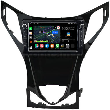 Hyundai Grandeur 5, Azera 2 2011-2016 (глянцевая) Canbox M-Line 7821-9-0837 на Android 10 (4G-SIM, 2/32, DSP, IPS) С крутилками