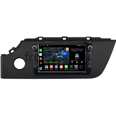 Kia Rio 4, Rio X 2020-2024 (матовая гладкая) Canbox M-Line 7821-9-1050 на Android 10 (4G-SIM, 2/32, DSP, IPS) С крутилками