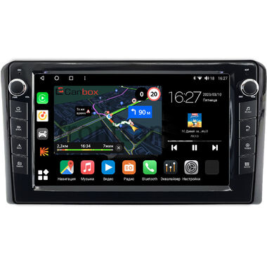 Toyota Prius C (2015-2024) (глянцевая) Canbox M-Line 7821-9-1558 на Android 10 (4G-SIM, 2/32, DSP, IPS) С крутилками