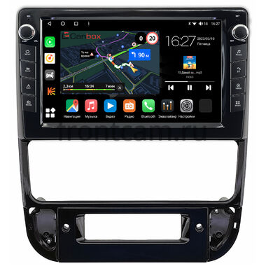 Peugeot 406 1999-2005 (глянцевая) Canbox M-Line 7821-9-1740 на Android 10 (4G-SIM, 2/32, DSP, IPS) С крутилками