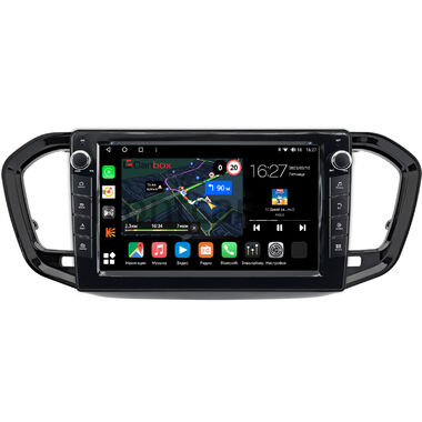 Lada Vesta (NG), Aura 2024-2025 (черный глянец) Canbox M-Line 7821-9-1924 на Android 10 (4G-SIM, 2/32, DSP, IPS) С крутилками