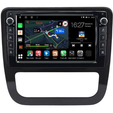 Volkswagen Scirocco 2008-2014 (глянцевая) Canbox M-Line 7821-9-3213 на Android 10 (4G-SIM, 2/32, DSP, IPS) С крутилками