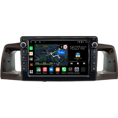 Toyota Allex, Corolla (E120) 2000-2007 (коричневая) Canbox M-Line 7821-9074 на Android 10 (4G-SIM, 2/32, DSP, IPS) С крутилками