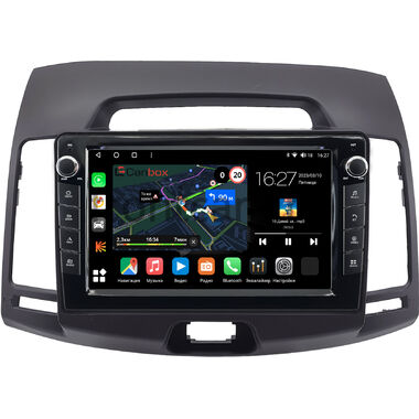 Hyundai Elantra 4 (HD) (2006-2011) (темно-серая) Canbox M-Line 7821-9077 Android 10 (4G-SIM, 2/32, DSP, IPS) С крутилками