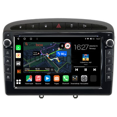 Peugeot 308, 408, RCZ 2007-2022 Canbox M-Line 7821-9119 Android 10 (4G-SIM, 2/32, DSP, IPS) С крутилками (серая, Тип 1)