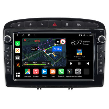 Peugeot 308, 408, RCZ (2007-2022) Canbox M-Line 7821-9120 Android 10 (4G-SIM, 2/32, DSP, IPS) С крутилками (черный глянец)