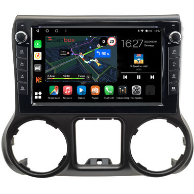 Jeep Wrangler 3 (JK) 2011-2014 Canbox M-Line 7825-10-009 на Android 10 (4G-SIM, 2/32, DSP, QLed) С крутилками