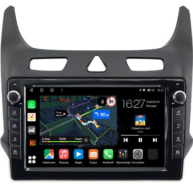 Chevrolet Cobalt 2 2011-2024 (черная) Canbox M-Line 7825-10-0126 на Android 10 (4G-SIM, 2/32, DSP, QLed) С крутилками