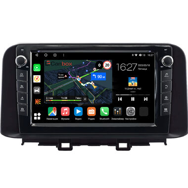 Hyundai Kona (2017-2020) Canbox M-Line 7825-10-0342 на Android 10 (4G-SIM, 2/32, DSP, QLed) С крутилками