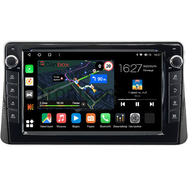 Nissan Altima 6 (L34) 2018-2022 (глянцевая) Canbox M-Line 7825-10-2118 на Android 10 (4G-SIM, 2/32, DSP, QLed) С крутилками