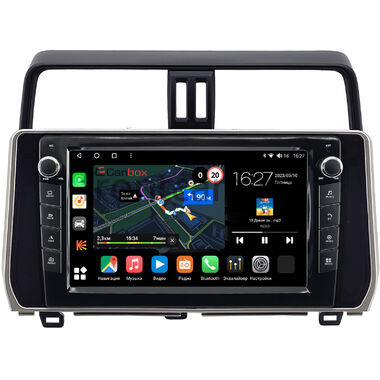 Toyota Land Cruiser Prado 150 (2017-2024) Canbox M-Line 7825-1038 на Android 10 (4G-SIM, 2/32, DSP, QLed) С крутилками (для авто без 4 камер)