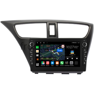 Honda Civic 9 5D 2011-2015 (левый руль, хэтчбэк) Canbox M-Line 7831-9-0108 Android 10 (4G-SIM, 2/32, DSP, IPS) С крутилками