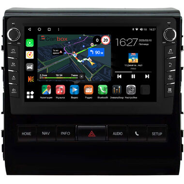 Toyota Land Cruiser 200 2015-2021 (для авто с JBL Synthesis) (глянцевая) Canbox M-Line 7831-9-0343 на Android 10 (4G-SIM, 2/32, DSP, IPS) С крутилками