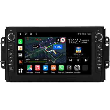 Chery Tiggo 3, Tiggo 2 2016-2020 (матовая) Canbox M-Line 7831-9-0464 на Android 10 (4G-SIM, 2/32, DSP, IPS) С крутилками