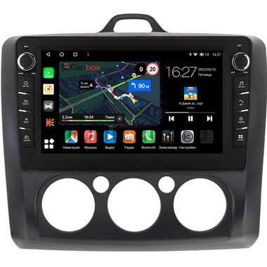 Ford Focus 2 2007-2011 (черная, авто с кондиционером) Canbox M-Line 7831-9-0526 на Android 10 (4G-SIM, 2/32, DSP, IPS) С крутилками