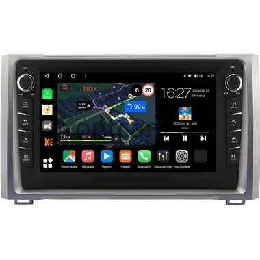 Toyota Tundra 2 2013-2021 (серебро) Canbox M-Line 7831-9-0655 на Android 10 (4G-SIM, 2/32, DSP, IPS) С крутилками