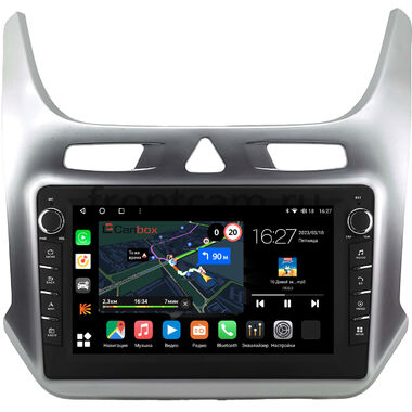 Chevrolet Cobalt 2 2011-2024 (серебренная, матовая) Canbox M-Line 7831-9-0682 на Android 10 (4G-SIM, 2/32, DSP, IPS) С крутилками