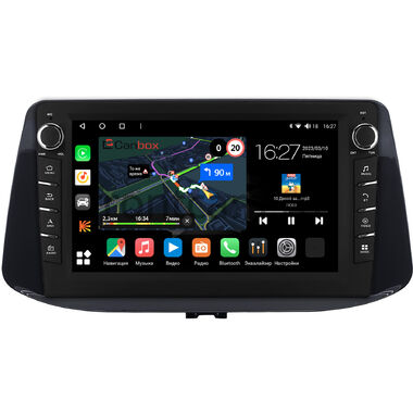 Hyundai i30 3 2017-2024 (глянцевая) Canbox M-Line 7831-9-071 на Android 10 (4G-SIM, 2/32, DSP, IPS) С крутилками