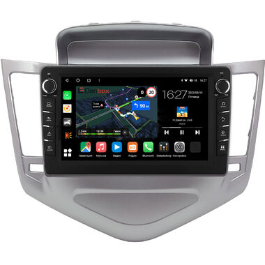 Chevrolet Cruze 2008-2012 (серебро) Canbox M-Line 7831-9-1284 на Android 10 (4G-SIM, 2/32, DSP, IPS) С крутилками