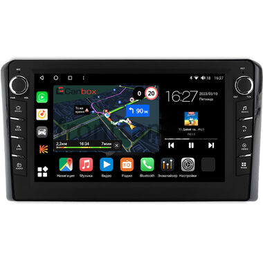 Toyota Prius C (2015-2024) (глянцевая) Canbox M-Line 7831-9-1558 на Android 10 (4G-SIM, 2/32, DSP, IPS) С крутилками