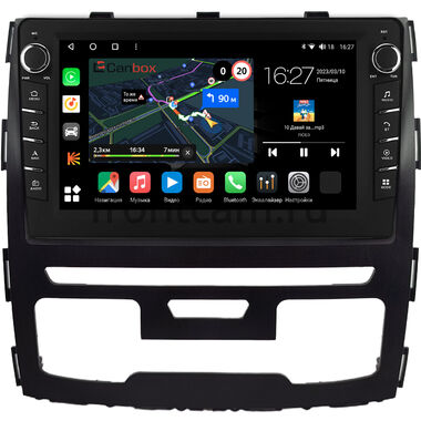 Haval H9 2014-2024 (черная) Canbox M-Line 7831-9-1698 на Android 10 (4G-SIM, 2/32, DSP, IPS) С крутилками