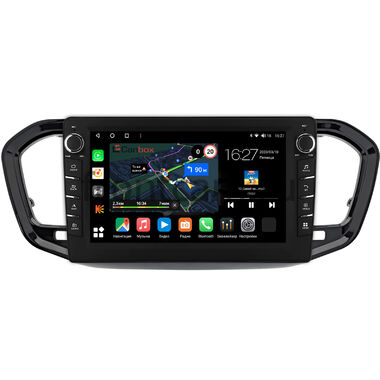 Lada Vesta (NG), Aura 2024-2025 (черный глянец) Canbox M-Line 7831-9-1924 на Android 10 (4G-SIM, 2/32, DSP, IPS) С крутилками