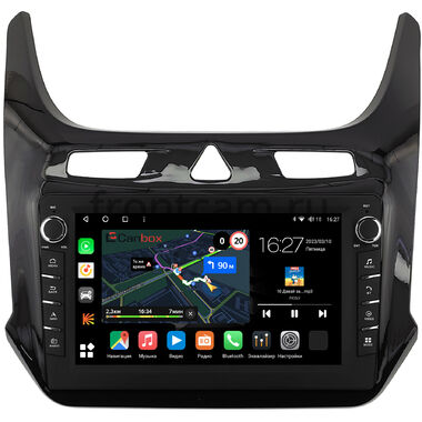 Chevrolet Cobalt 2 2011-2024 (черный глянец) Canbox M-Line 7831-9-408 на Android 10 (4G-SIM, 2/32, DSP, IPS) С крутилками