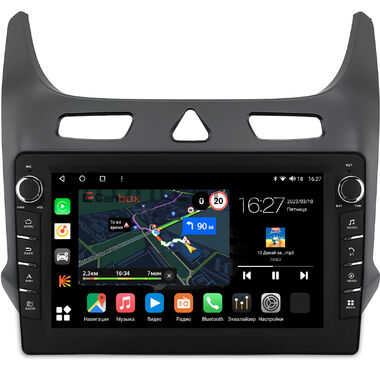 Chevrolet Cobalt 2 2011-2024 (черная) Canbox M-Line 7835-10-0126 на Android 10 (4G-SIM, 2/32, DSP, QLed) С крутилками