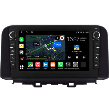 Hyundai Kona (2017-2020) Canbox M-Line 7835-10-0342 на Android 10 (4G-SIM, 2/32, DSP, QLed) С крутилками