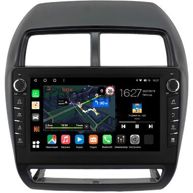 Mitsubishi ASX, Outlander Sport, RVR 3 (2016-2024) Canbox M-Line 7835-10-1530 на Android 10 (4G-SIM, 2/32, DSP, QLed) С крутилками