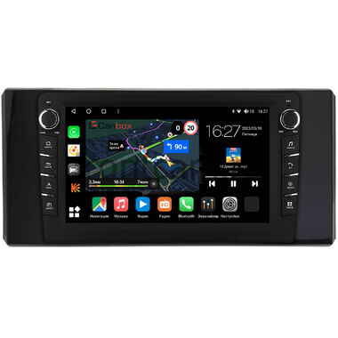 Toyota Land Cruiser 300 (2021-2024) (глянцевая) Canbox M-Line 7835-10-1970 на Android 10 (4G-SIM, 2/32, DSP, QLed) С крутилками