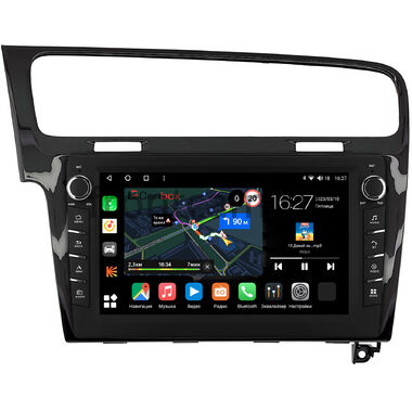 Volkswagen Golf 7 (2012-2020) (глянцевая) Canbox M-Line 7835-10-469 на Android 10 (4G-SIM, 2/32, DSP, QLed) С крутилками