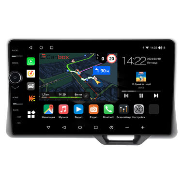 Honda N-BOX 3 2023-2026 Canbox M-Line 7840-9-1587 на Android 10 (4G-SIM, 2/32, DSP, QLed)