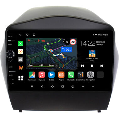 Hyundai ix35, Tucson 2 2009-2015 (для авто с камерой) Canbox M-Line 7840-9180 на Android 10 (4G-SIM, 2/32, DSP, QLed)