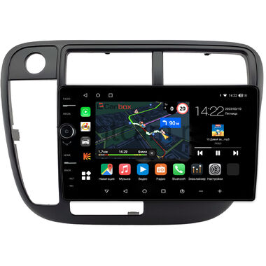 Honda Civic 6 1995-2000 (без климата, левый руль) Canbox M-Line 7841-9-0178 на Android 10 (4G-SIM, 4/64, DSP, QLed)