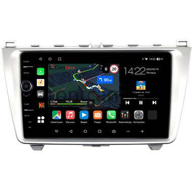 Mazda 6 (GH) 2007-2013 (серебро) Canbox M-Line 7841-9-0233 на Android 10 (4G-SIM, 4/64, DSP, QLed)