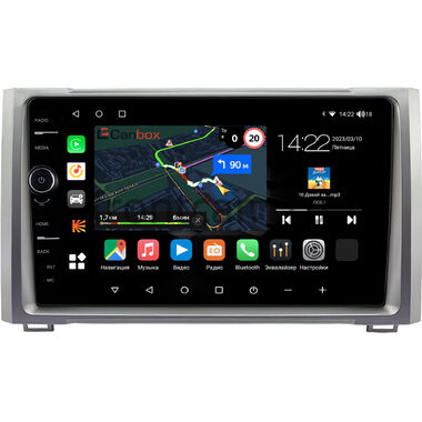 Toyota Tundra 2 2013-2021 (серебро) Canbox M-Line 7841-9-0655 на Android 10 (4G-SIM, 4/64, DSP, QLed)