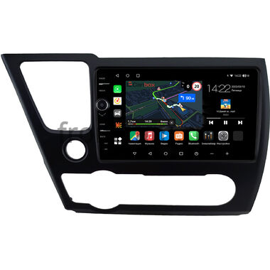 Honda Civic 9 4D 2013-2017 (матовая, левый руль, седан) Canbox M-Line 7841-9-0831 на Android 10 (4G-SIM, 4/64, DSP, QLed)