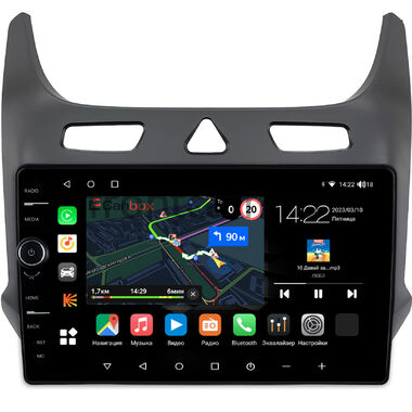 Chevrolet Cobalt 2 (2011-2024) (черная) Canbox M-Line 7850-10-0126 на Android 10 (4G-SIM, 2/32, DSP, QLed)