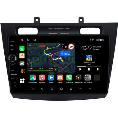 Ford Transit Connect 2009-2013 (черная) Canbox M-Line 7850-10-1525 на Android 10 (4G-SIM, 2/32, DSP, QLed)