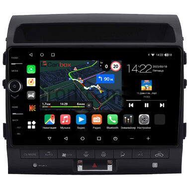 Toyota Land Cruiser 200 2013-2015 (Тип A, canbus LZ) Canbox M-Line 7850-10-2572 на Android 10 (4G-SIM, 2/32, DSP, QLed)